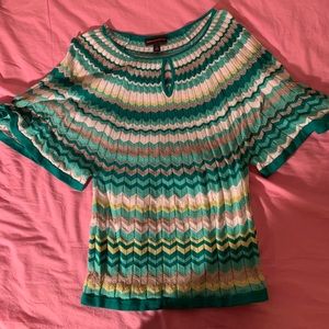 Dana Buchman crochet tunic, great condition